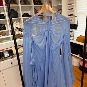 ASOS Light Blue Long Sleeve Dress